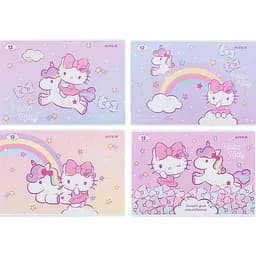 Набір зошитів для малювання Kite Hello Kitty 12 аркушів УФ лак + глітер 20 шт. (HK24-241)