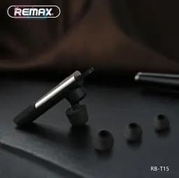 Бездротова Bluetooth-гарнітура Remax RB-T15 Gold - мініатюра 6