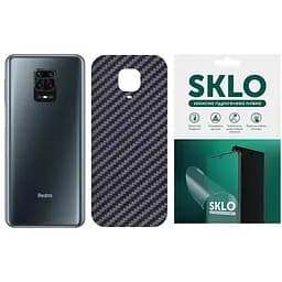 Захисна гідрогелева плівка SKLO Back (тил) Carbon для Xiaomi Poco M4 Pro 5G Чорний