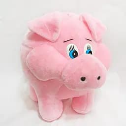 Мягкая игрушка Свинка-копилка 34см