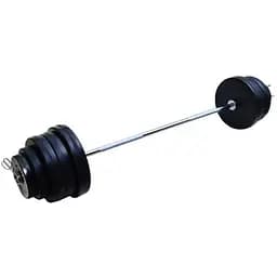 Штанга олімпійська RN Sport із ABS-покриттям 100 кг + рукавички