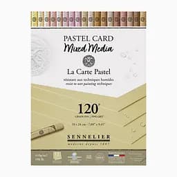 Блок пастельного паперу Sennelier Pastel Card, 18×24 см, 12 аркушів, Неаполітанський жовтий