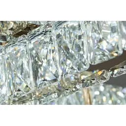 LED люстра квадрати Linisoln 7707-3А GD метал, скло, золотий, 2 лампи - мініатюра 2