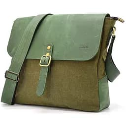 Чоловіча шкіряна сумка через плече TARWA 30х32х7.5 см sum0025892