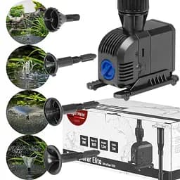 Насос-фонтан з фільтром Kruger Meier PondXplorer Elite 1200 для садового ставка 3-в-1 (600 л/г) - мініатюра 10