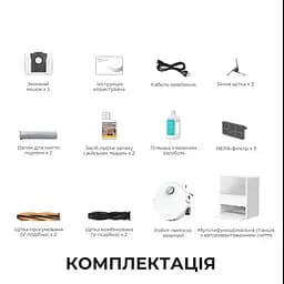 Робот-пилосос миючий Dreame Aqua 10 Ultra Roller Complete White - мініатюра 17