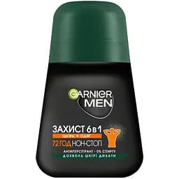 Кульковий дезодорант-антиперспірант Garnier Mineral Захист 6 в 1, 50 мл