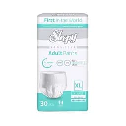Підгузки-трусики для дорослих Sleepy Sensitive Adult pants XL (130-170 см) великий розмір 30 шт.