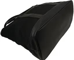 Коттонова дорожня сумка 40L Weekender чорна 55х35х24 см LS sum0028898 - мініатюра 5