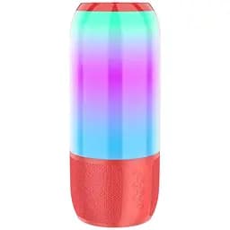 Портативна акустика Hoco Colorful light BT speaker DS29 бездротова червона