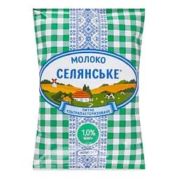 Молоко Селянське 1% ультрапастеризоване 900 г