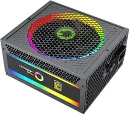 Блок живлення 1050 Вт, GameMax RGB 1050 PRO, Black, модульний, 80+ Gold, Active PFC, 14 см з ARGB підсвічуванням - мініатюра 4