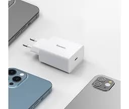 Мережевий зарядний пристрій Baseus Speed Mini PD Charger 20W (CCFS-SN02) White [67420] - мініатюра 8