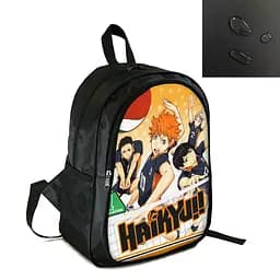 Рюкзак міський/шкільний 38×28 см з принтом Аніме Волейбол!/Haikyuu два відділення, дитячий, підлітковий, чоловічий, жіночий (4104)