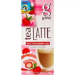 Напій G'tea! Tea Latte Wild Strawberry Cake на основі екстракту чорного чаю 10 г (924964) - мініатюра 2