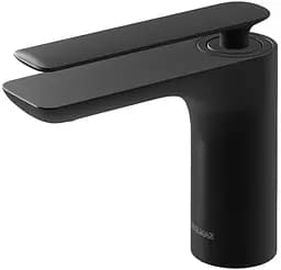 Смеситель для умывальника Kohlman Experience black matt низкий QB100EB Черный матовый