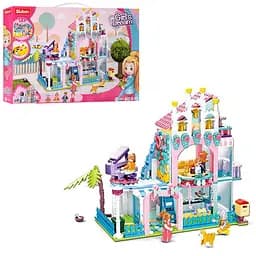 Конструктор SLUBAN Домик, 601 деталь, фигурки, мебель, 47.5x33.5x7 см