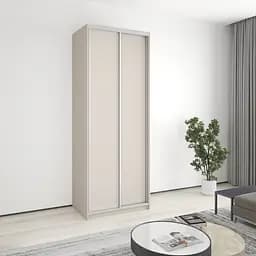 Шкаф-купе двухдверный MebelStar Стандарт AL 2ДСП 90x45x240 см Кашемир (MBS-3563)