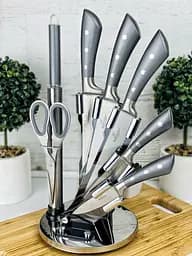 Набор ножей для кухни с подставкой Bohmann BH-6040 кухонные ножи и подставки