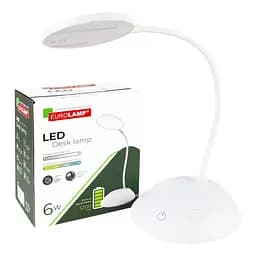 Настільна лампа Eurolamp LED SMART з акумулятором, 6W, 2800-6500K dimmable, USB Type-C, білий (LED-TLB-6W(white)USB) - мініатюра 6