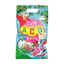 Леденцы Unimat Riken с комплексом витаминов А, С, D для детей, со вкусами персика и винограда 8 шт.