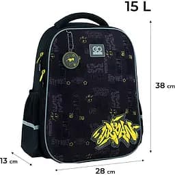 Рюкзак GoPack Education напівкаркасний GO24-165M-6 Urban - мініатюра 3