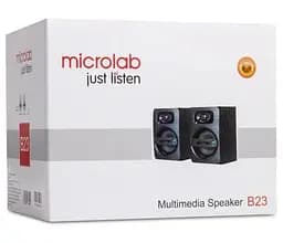 Колонки 2.0 B23 Black 2 x 3 Вт Microlab teh0021004 - мініатюра 3