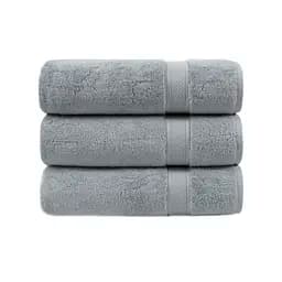 Полотенце махровое Lotus Home - Grand soft twist grey серый 50x90