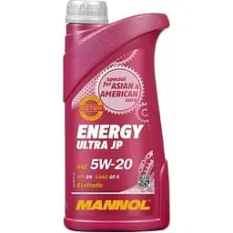 Масло моторное Mannol Energy Ultra JP 5W-20, 1 л (183598)