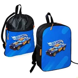 Школьный рюкзак детский Хот Уилс + Сумка для обуви спортивной формы рюкзак-мешок мальчику (01877)