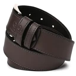 Ремінь шкіряний Grande Pelle коричневий  120х4х0.5 см acs0032055 - мініатюра 4