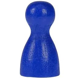 Аксесуар Фішка дерев'яна синя для настільних ігор 2.5 см поштучно (Р00510)