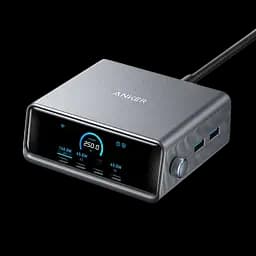 Сетевое зарядне пристрій Anker GaNPrime Charger - 250W, 4xUSB-C PD & 2xUSB-A Black (7169878)