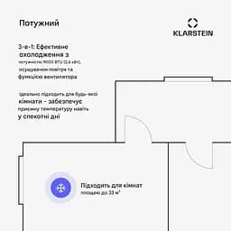 Мобільний кондиціонер Klarstein Breeze Box 9K  (10047036) - мініатюра 3
