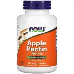 Натуральная добавка NOW Apple Pectin 700 mg, 120 вегакапсул