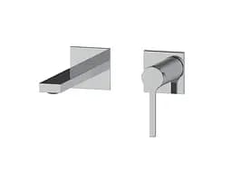 Смеситель для умывальника скрытого монтажа хром Nett QH-22 Хром