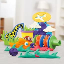 Набір для творчості Hasbro з масою для ліплення Play-Doh Land Air and Sea (F8788) - мініатюра 9