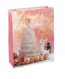 Пакет подарочный "Новый Год" 2580-1 вертикальный 18*21,5*8 см, ручка-шнурок (6927661258011) Вид 4