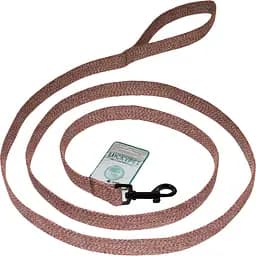 Поводок Lucky Pet Melange, прошитый, 200х2,5 см, коричневый