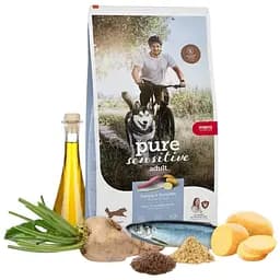 Сухой корм Mera Pure Sensitive fresh meat Hering&Kartoffel 12.5 кг для собак с мясом сельди и картофеля