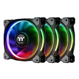 Вентилятор Thermaltake RGB Riing Plus 12 RGB Radiator Fan TT Premium Edition (комплект из 3-х) (CL-F053-PL12SW-A)