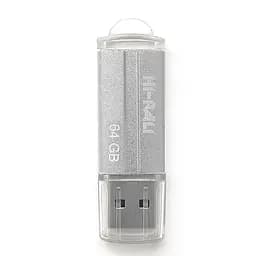 Флеш-накопичувач USB 64GB Hi-Rali Corsair Series Silver (HI-64GBCORSL) - мініатюра 2