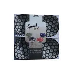 Набор пиал для закусок Offtop, 4 шт, черный (862035)