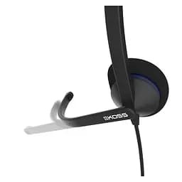 Гарнітура Koss On-Ear CS200 USB Uni Mic Black (194390.101) - мініатюра 2