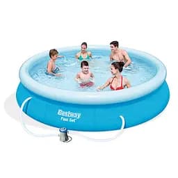 Надувний круглий басейн 57274 Bestway 366-76см, з картриджним фільтром, в коробці (6903163218012)