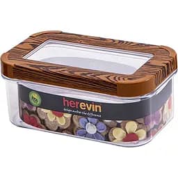 Контейнер Herevin Wood Transparent Lid 600 мл (161211-003)
