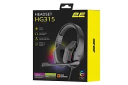 Наушники игровые с микрофоном 2E GAMING HG315 Black, 7.1, USB-A, RGB, 2м - мініатюра 2