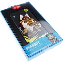 Чохол-накладка PUZOO TPU with UV Printing Punk Phone iPhone X Black - мініатюра 2