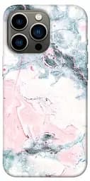 TPU чохол Рожево-блакитний мармур
