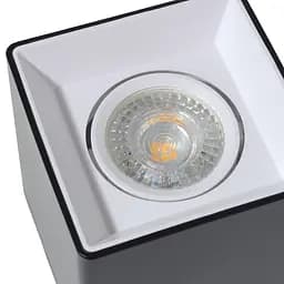 Підсвічування тубус Brille накладне AL-710/1 GU5.3 BK/WH MR16 36-294 - мініатюра 12